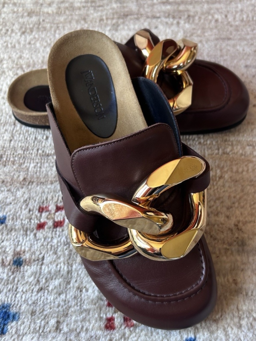 JW Anderson Chunky Chain Slide Mules